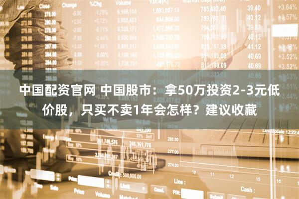 中国配资官网 中国股市：拿50万投资2-3元低价股，只买不卖1年会怎样？建议收藏