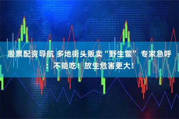股票配资导航 多地街头贩卖“野生鳖” 专家急呼：不能吃！放生危害更大！